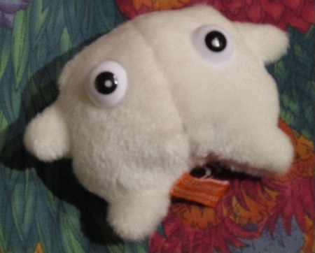 Bianca the stuffed white blood cell