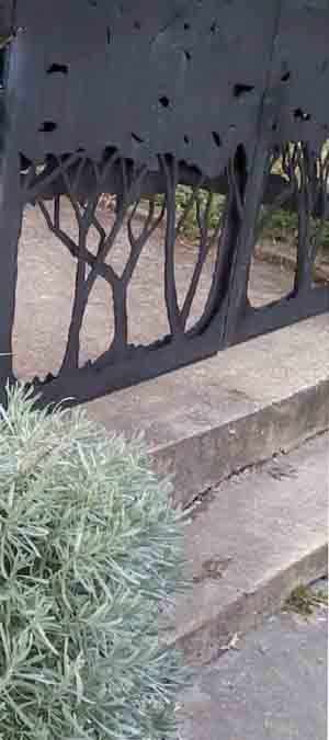 fancy iron fence